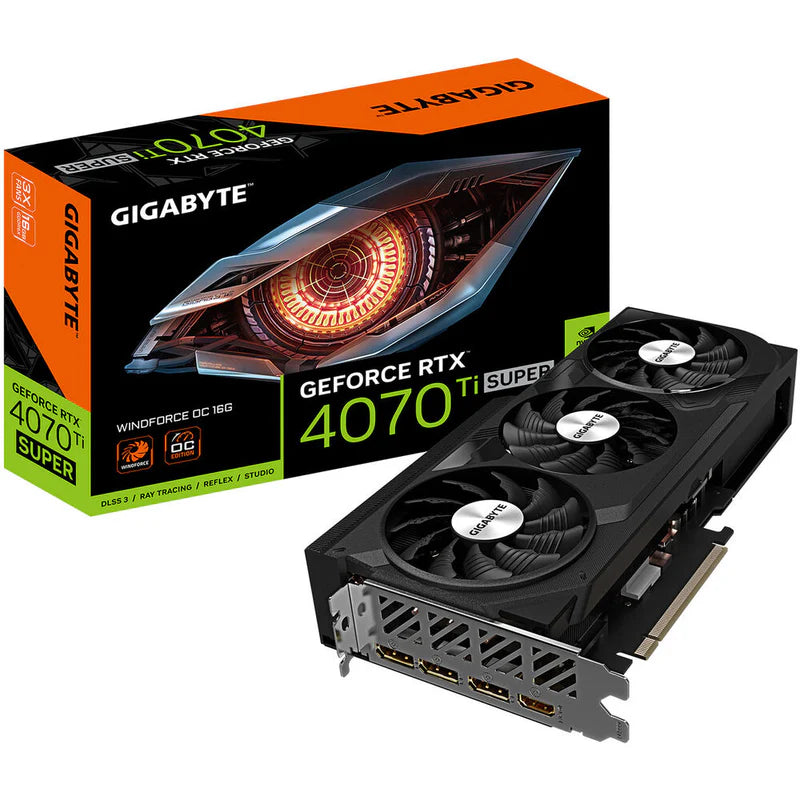 Gigabyte GeForce RTX™ 4070 Ti SUPER WINDFORCE OC 16G Gigabyte GeForce RTX™ 4070 Ti SUPER WINDFORCE OC 16G
